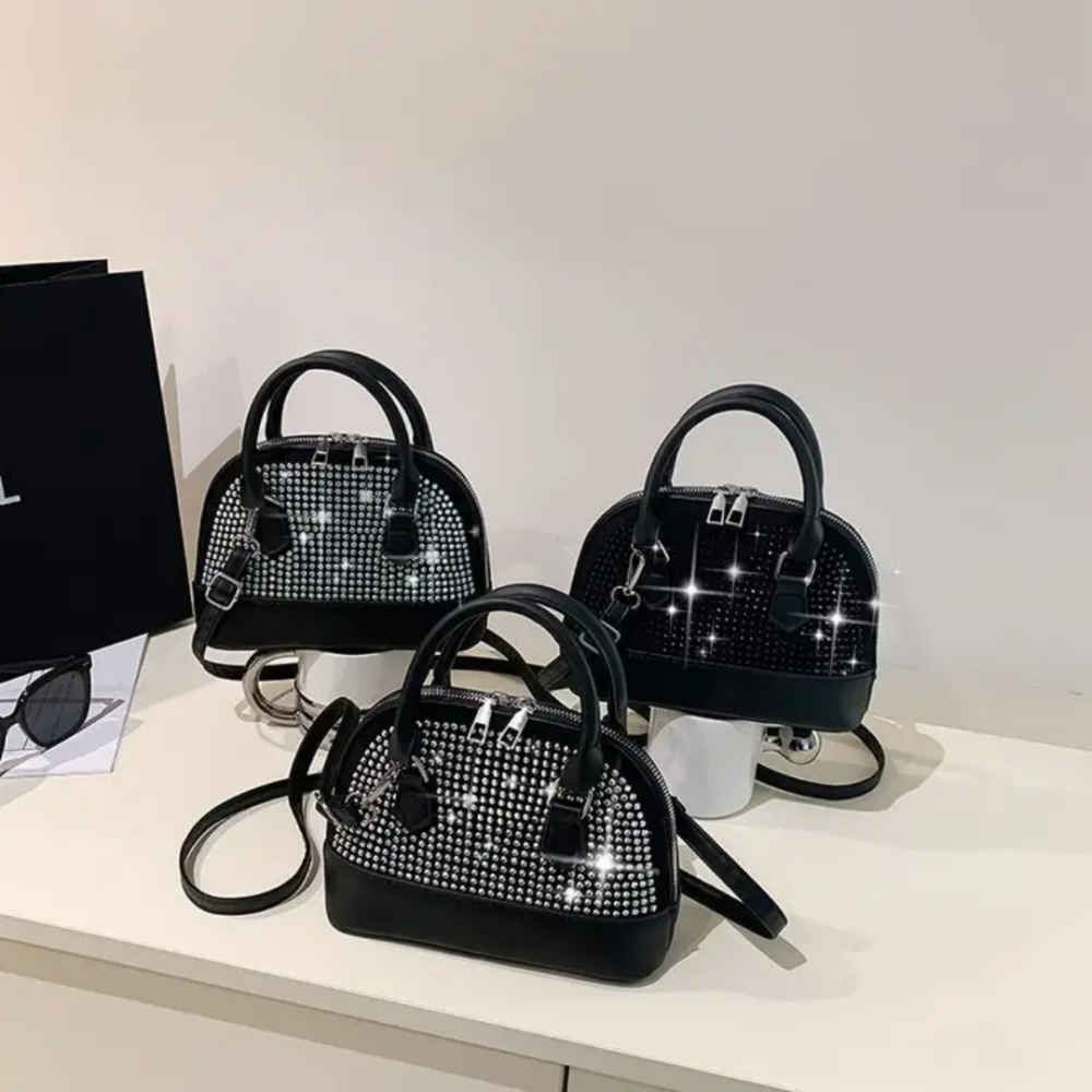 Hot selling diamond shell bags for girls