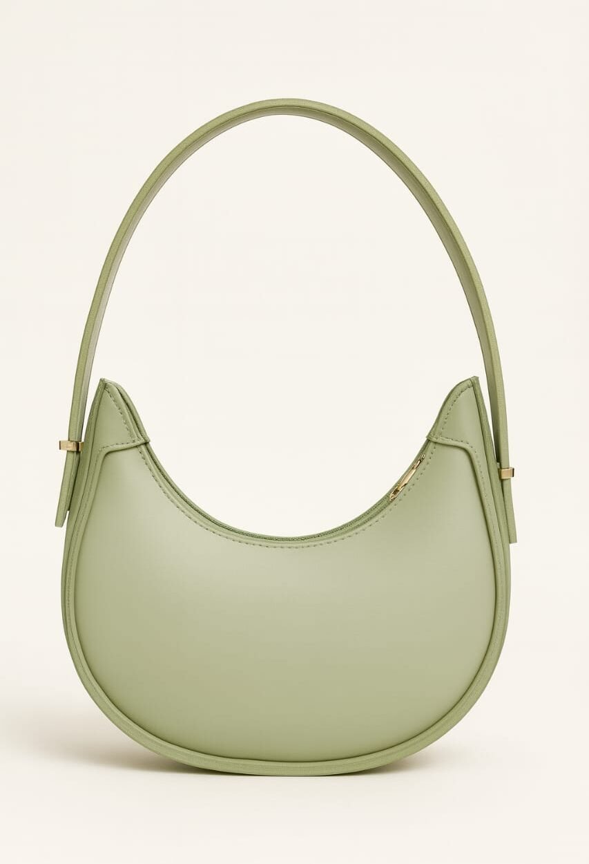 Elegent Smart Leather Moon Cross Body Bag for Girls