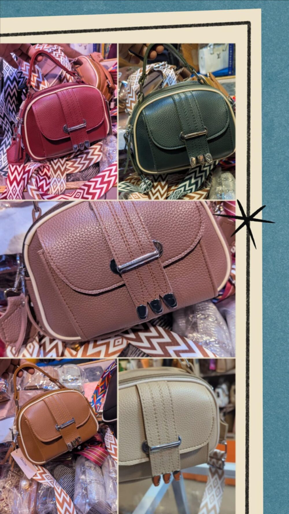 Trendy Quality Leather Handbag – Stylish & Compact
