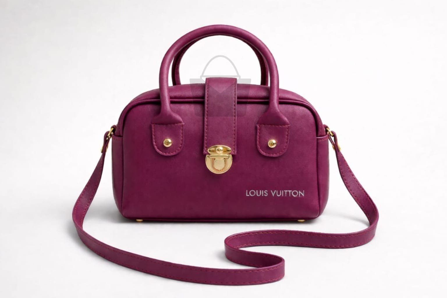 Premium Leather Style Mini Handbag β Adjustable Strap - Image 8