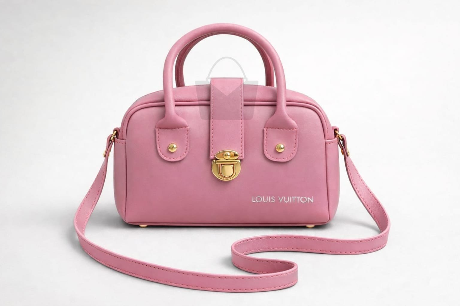 Premium Leather Style Mini Handbag β Adjustable Strap - Image 3