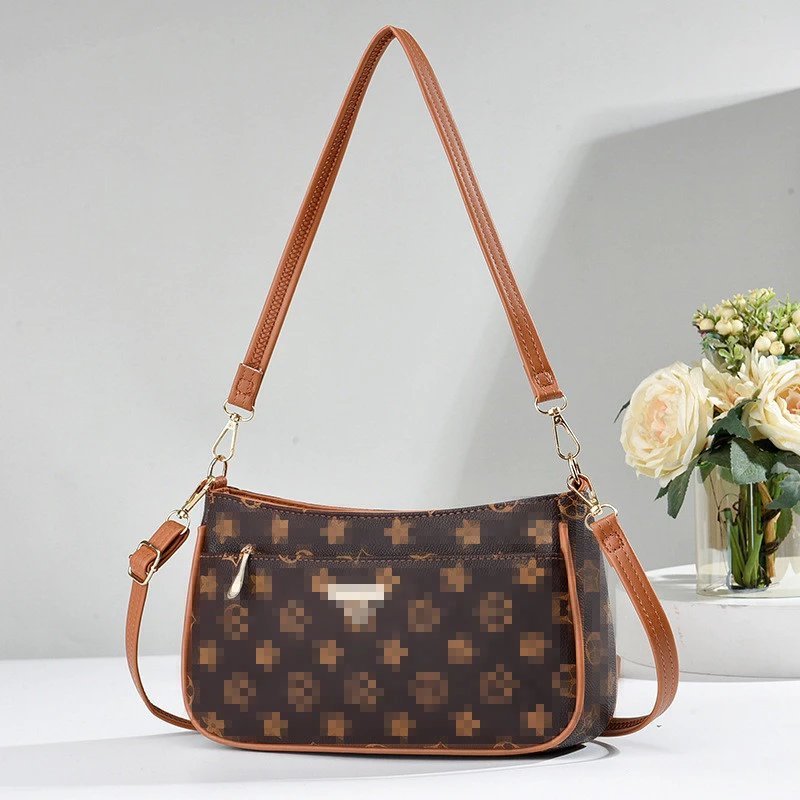 Luxury Pattern Crossbody Shoulder Bag – Elegant Women’s Designer Handbag with Adjustable Strap